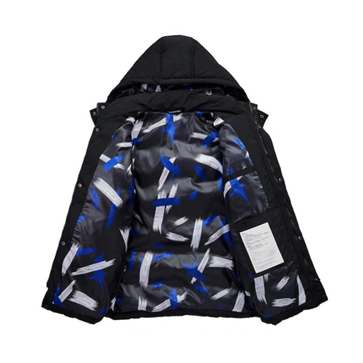 Electric Unisex Heating Hooded Coats Winter Warm Heated Jacket Detachable Cap M-5XL Image 4