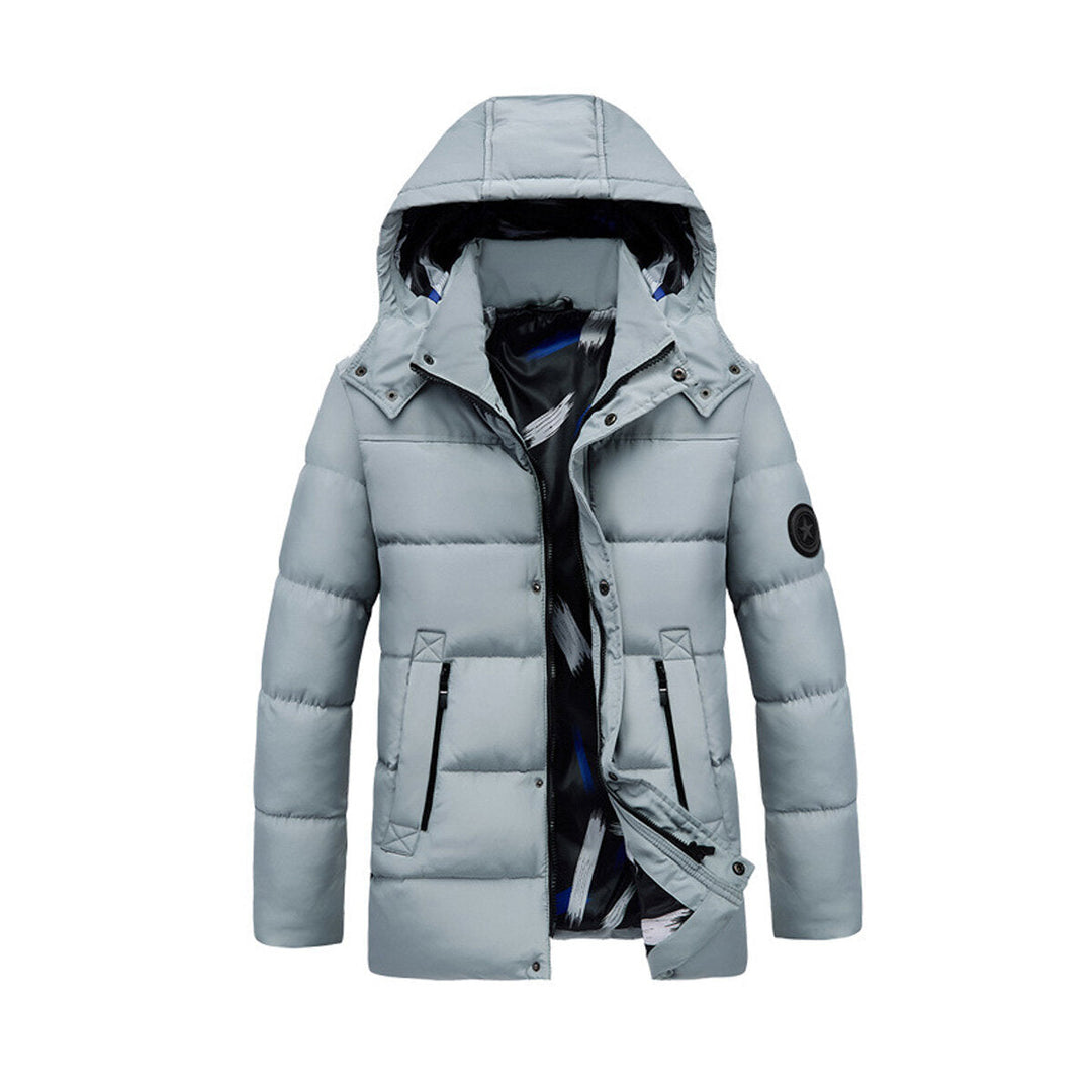 Electric Unisex Heating Hooded Coats Winter Warm Heated Jacket Detachable Cap M-5XL Image 7