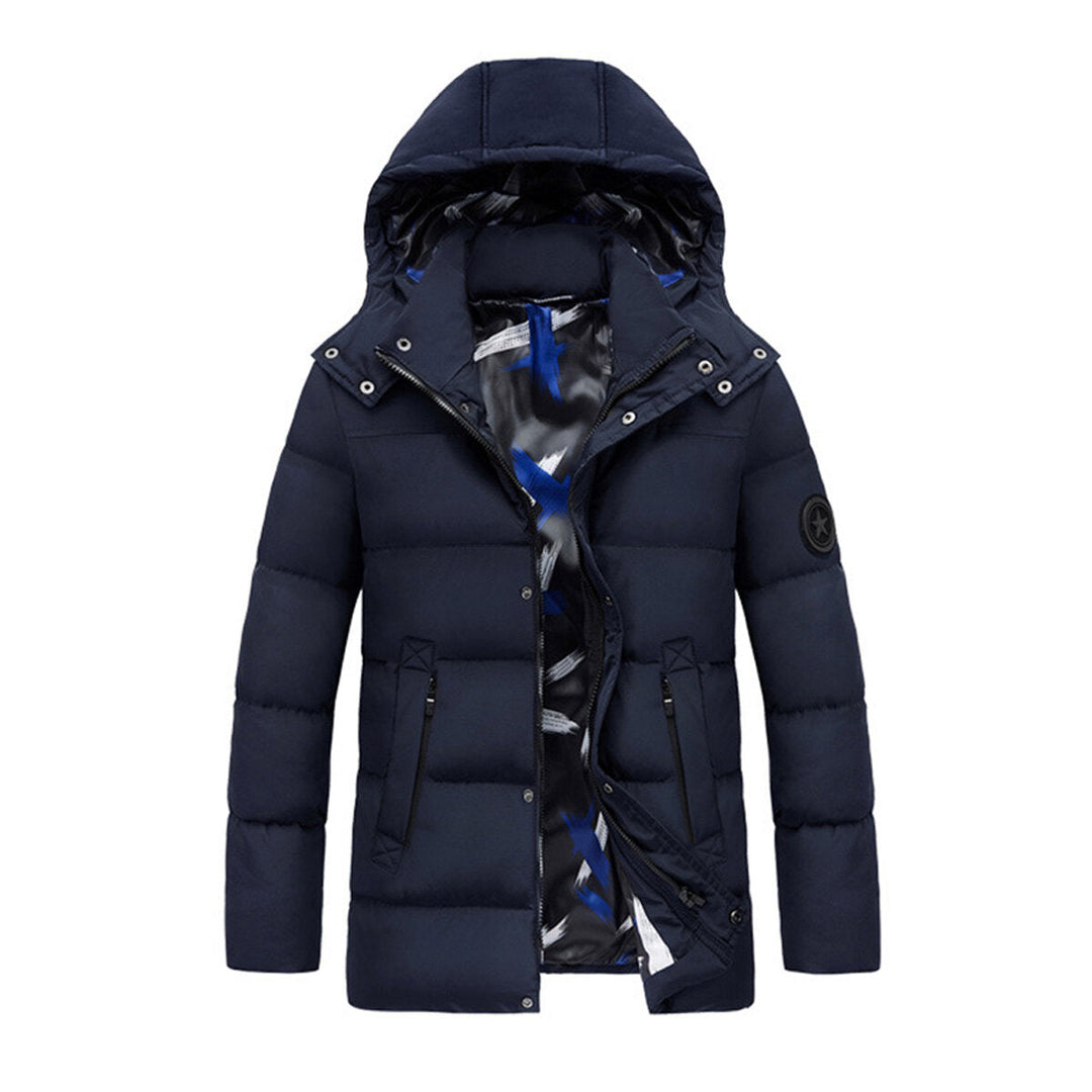 Electric Unisex Heating Hooded Coats Winter Warm Heated Jacket Detachable Cap M-5XL Image 8
