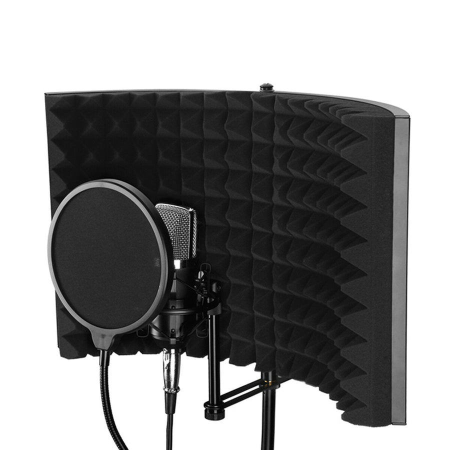 Foldable Adjustable Portable Sound Absorbing Shield Vocal Recording Panel Soundproof Foam Image 1