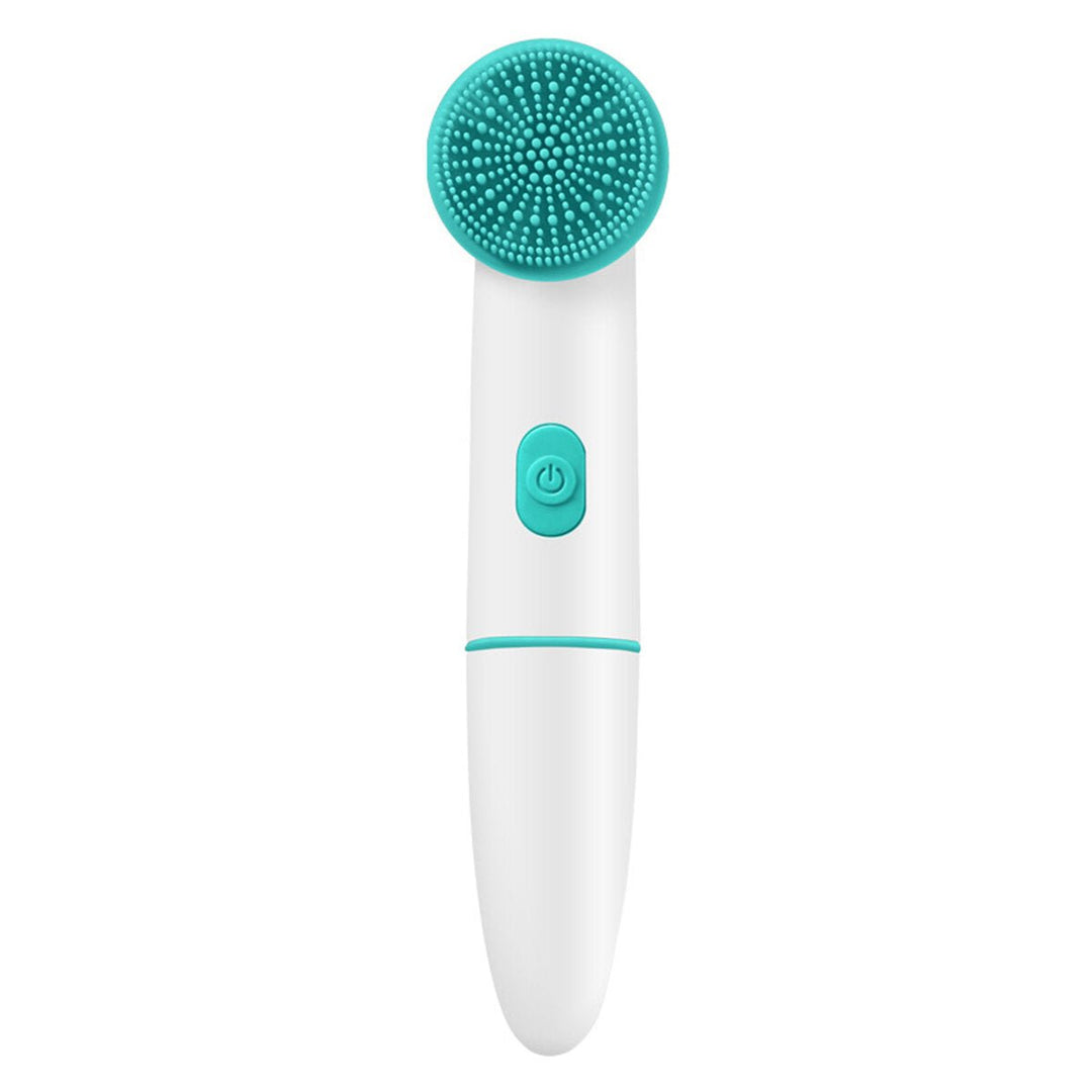 Facial Electric 2-In-1 Wash Brush Silicone Waterproof Face Machine Deep Cleaning Pore Image 4