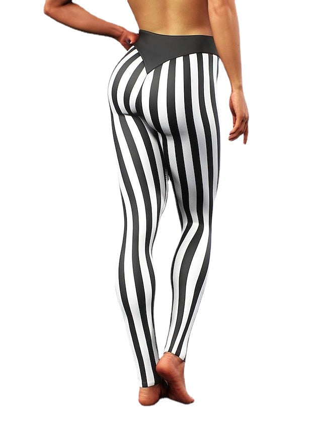 Girls Athleisure Yoga Stripe Trend Pants Image 2