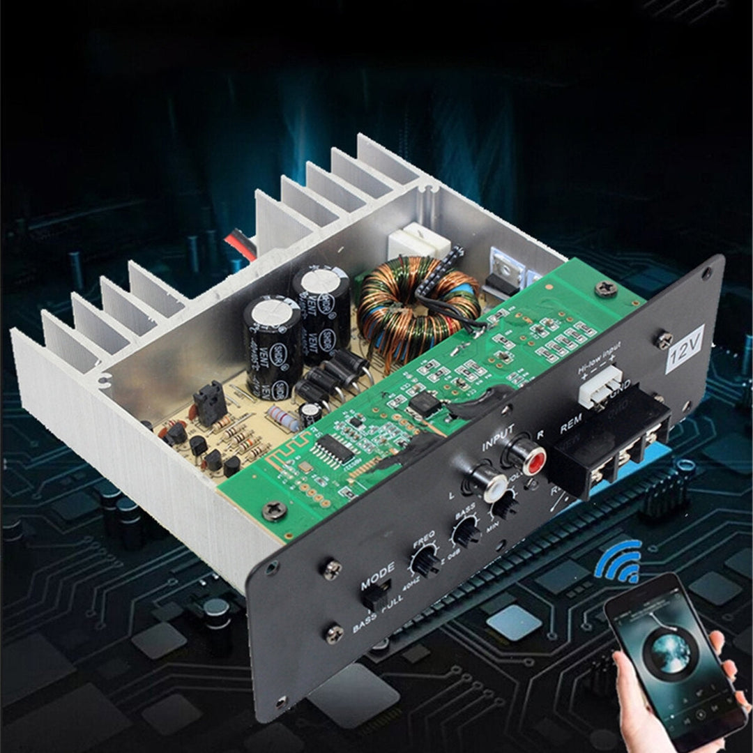 Full Tone Pure Bass Car Subwoofer Core Car Amplifier Board 12V/80W High Power Subwoofer Amplifier Image 1