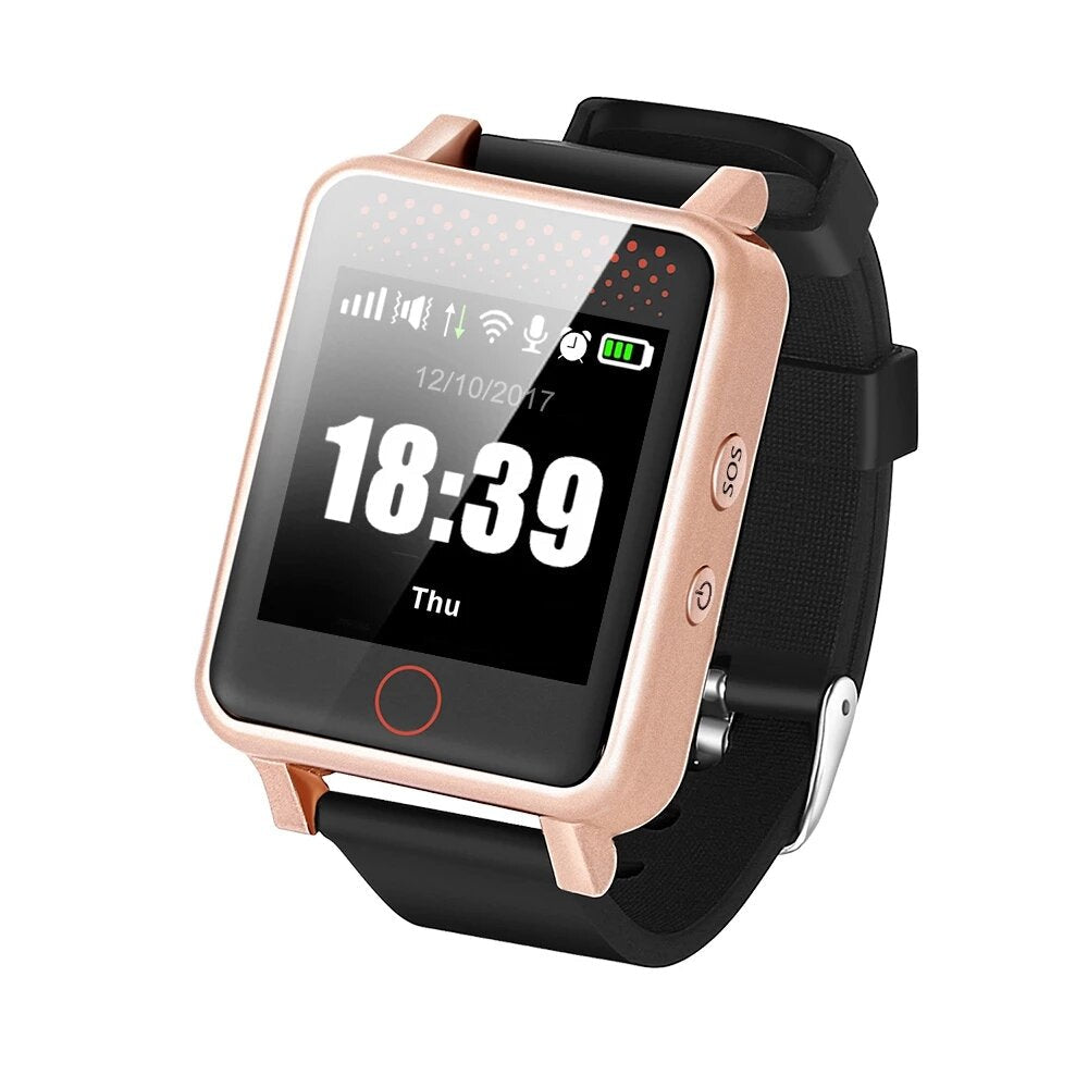 GPS Smart Watch GPS Tracker Phone Locator GPS+Wifi+LBS Heart Beat/Blood Pressure Detection Sport/Pill Reminder Image 2