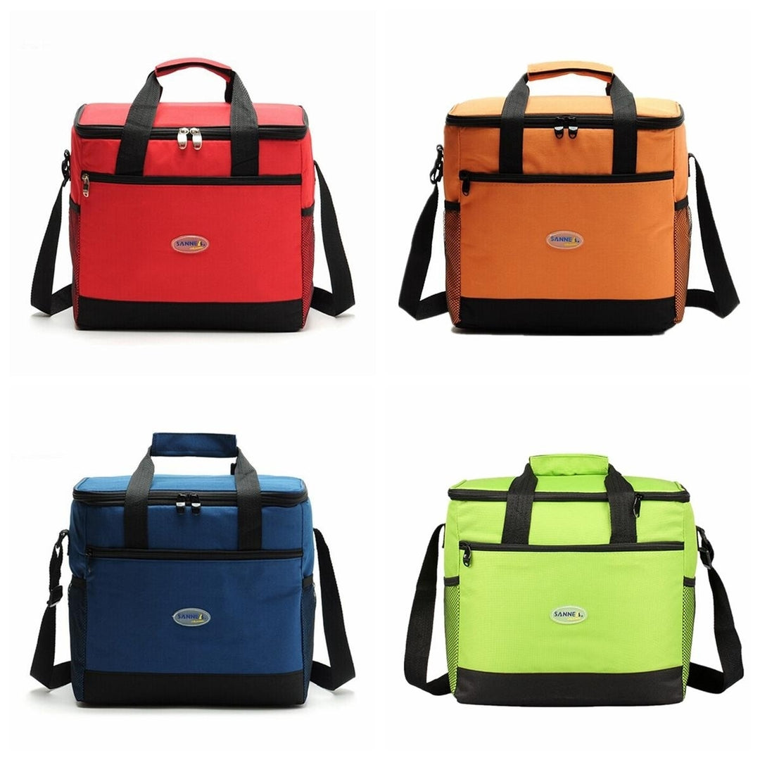Large Insulated Cooler Cool Bag Outdoor Camping Picnic Lunch Shoulder Hand Bag Image 6