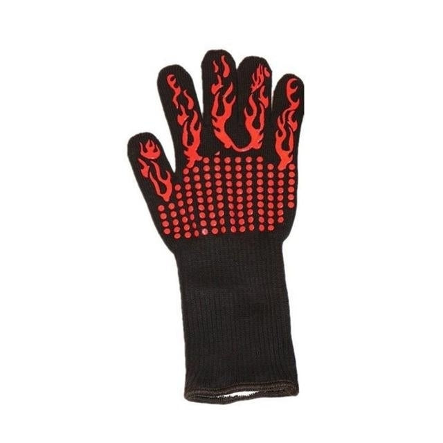 Microwave Oven Glove High Temperature Resistance Non-slip Oven Mitts Heat Insulation Kitchen Image 3
