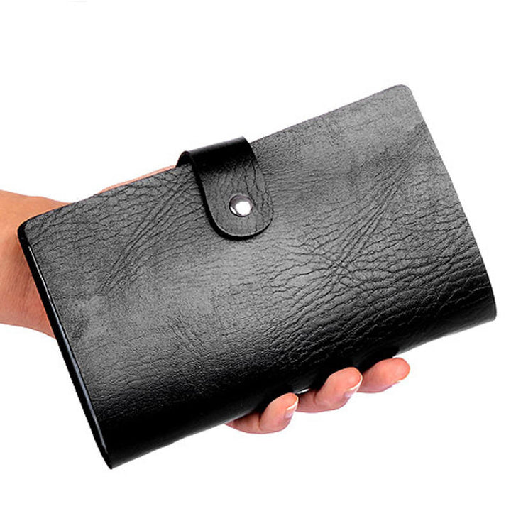 Men Women Anti-magnetic Credit Card Holder PU Leather ID Bag Organizer Image 9