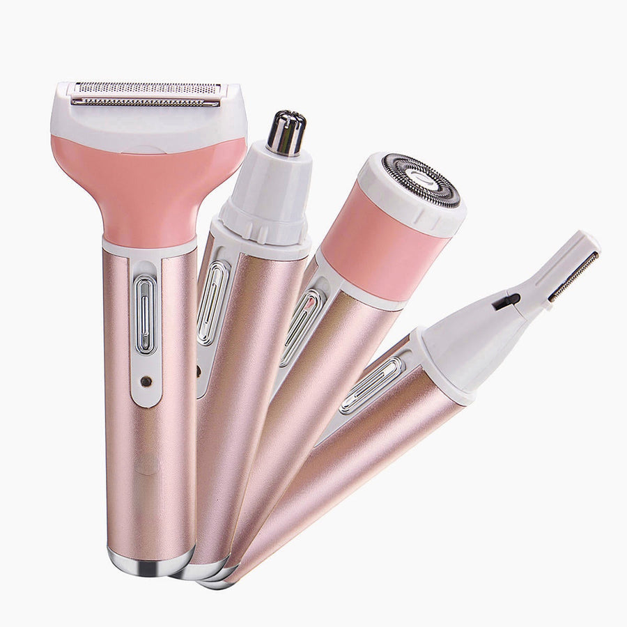 Multiused Hair Removal For MenandWomen 4-in-1 Trimmer Cordless Nose Skin Hair Remover Image 1