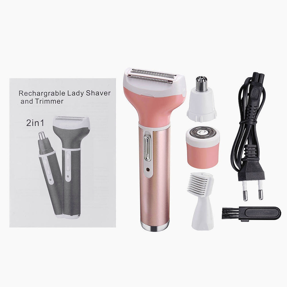 Multiused Hair Removal For MenandWomen 4-in-1 Trimmer Cordless Nose Skin Hair Remover Image 2