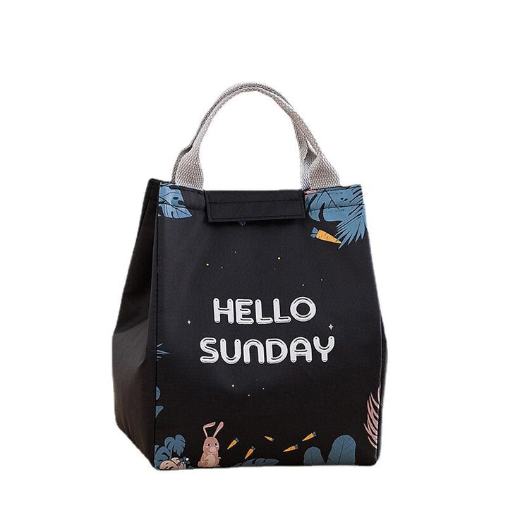 Multicolor Cute Cat Lunch Bag Cooler Bags Women Hand Pack Thermal Breakfast Box Portable Picnic Travel Bag Image 4