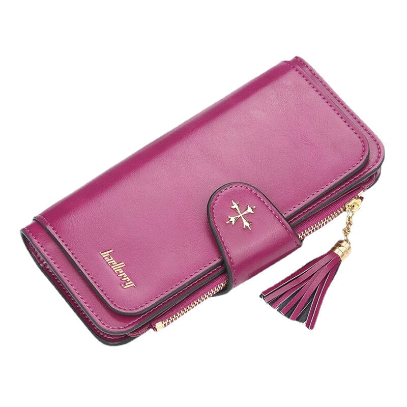 Multi-slots Long Wallet Card Phone Holder Purse For Women Image 3