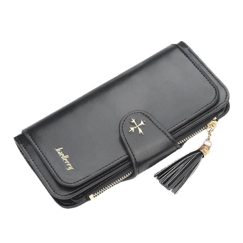 Multi-slots Long Wallet Card Phone Holder Purse For Women Image 4