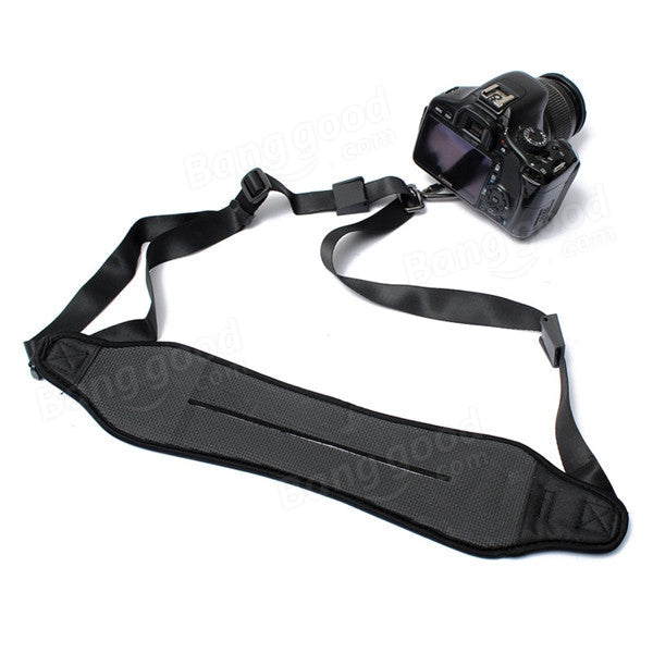 Nylon Camera Shoulder Neck Strap Belt Sling For Canon Nikon Sony DSLR Black Image 2