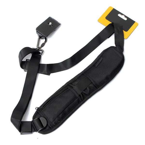 Nylon Shoulder Neck Strap Belt Sling For Canon Nikon EOS Camera DSLR SLR Black Image 1