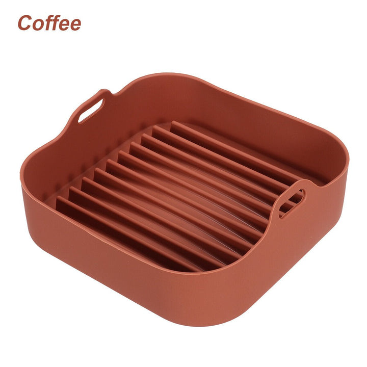 Multifunctional Silicone Baking Tray High Temperature Resistant Non-stick Bread Fried Baking Pan with Handles Image 4