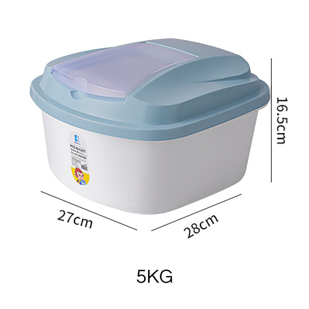 Pet Food Storage Container Rice Bucket Storage Container Box for Storing Rice Flour Dry Food Pet Food Image 8