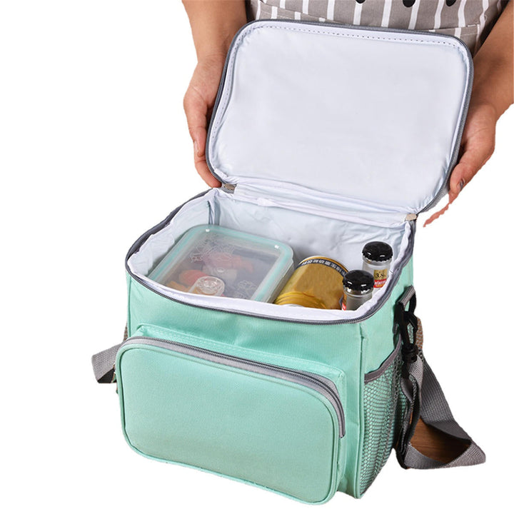 Outdoor Picnic Bag Waterproof Insulated Thermal Cooler Lunch Box Tote Lunch Food Container Image 4