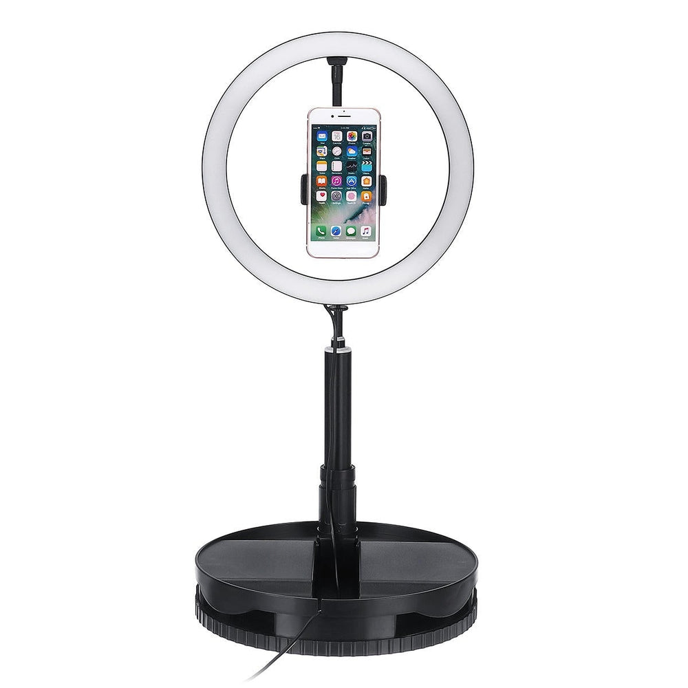 Portable 1.68M Adjustable LED Camera Fill Light Selfie Desktop Live Phone Image 2