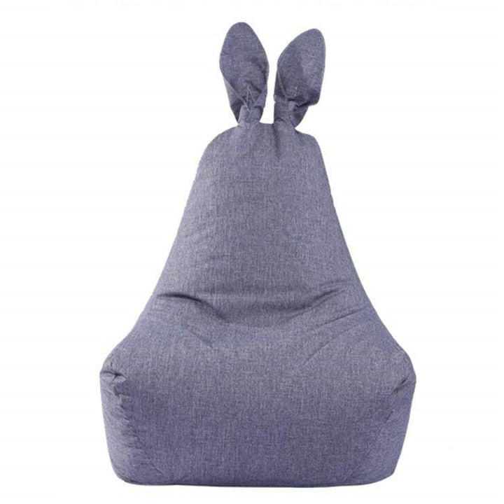 Rabbit Shape Bean Bag Chair Seat Sofa Cover For Adults Kids Without Filling Home Room Image 4