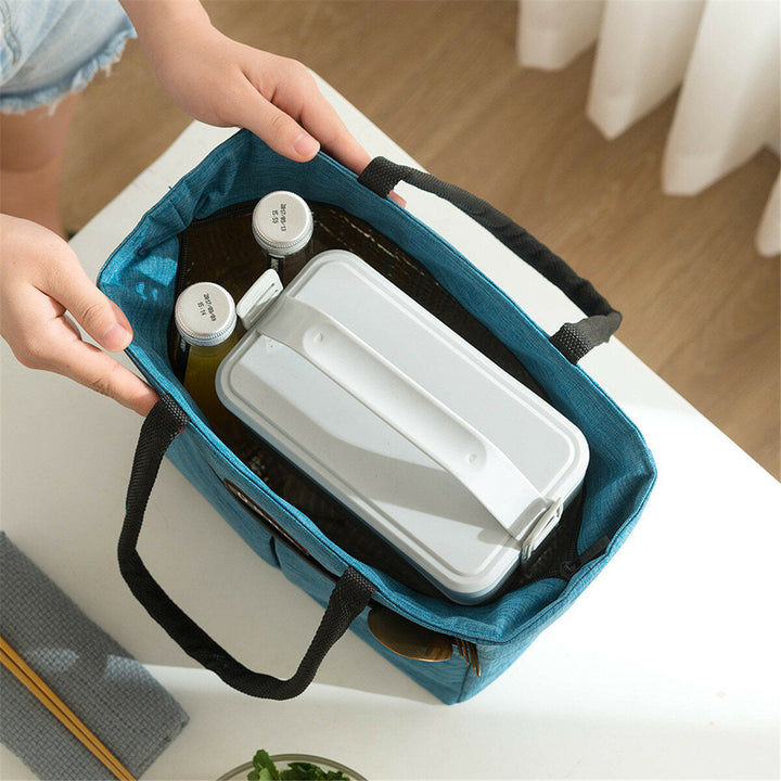 Portable Insulated Lunch Bag Lunch Container Cooler Bag Kids Lunch Box Thermal Case Pouch School Food Box Image 4