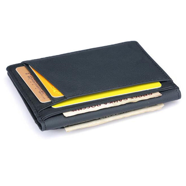 PU Leather Slim Thin Credit Card Holder Mini Money Wallet Men ID Case Wallet Image 7