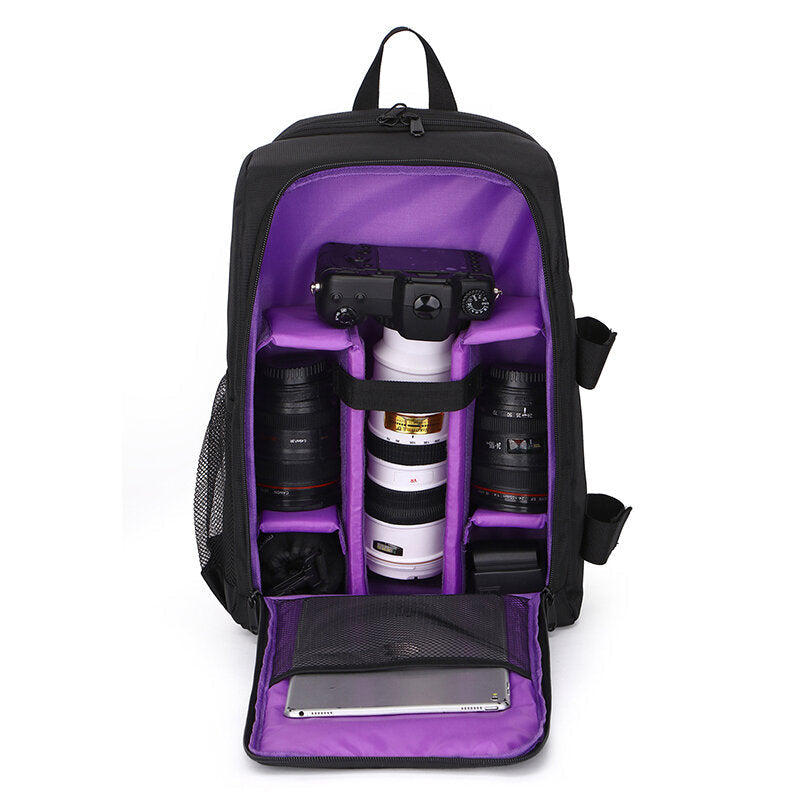 SLR Camera Bag Shoulder Outdoor Camera Bag Professional Waterproof and Wear-resistant Laptop Bag Image 2