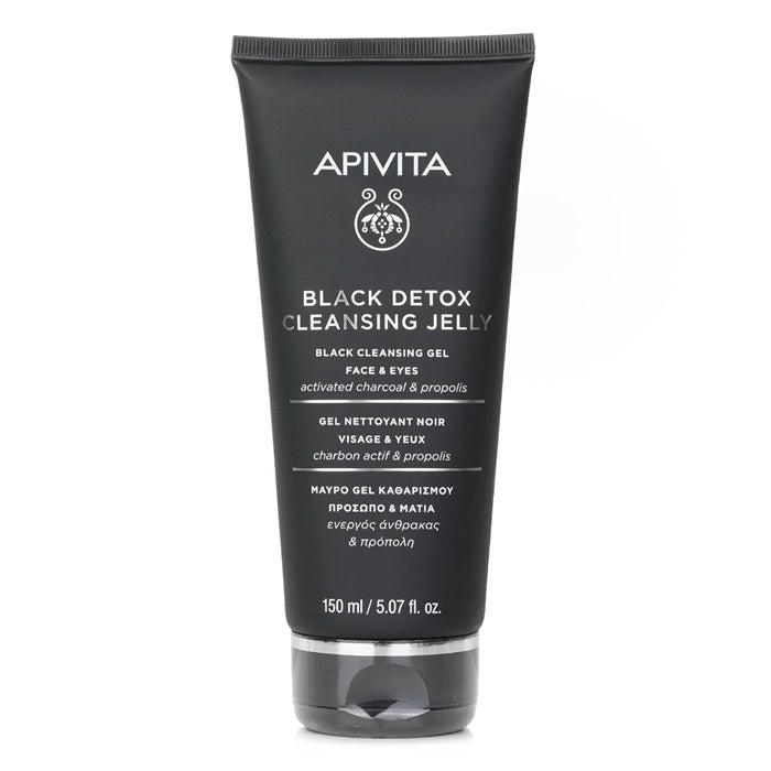 Apivita Black Detox Cleansing Jelly For Face and Eyes 150ml/5.07oz Image 1