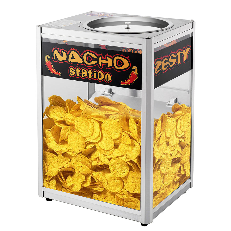 Nacho Station Commercial Grade Nacho Chip Warmer Countertop Machine Image 1