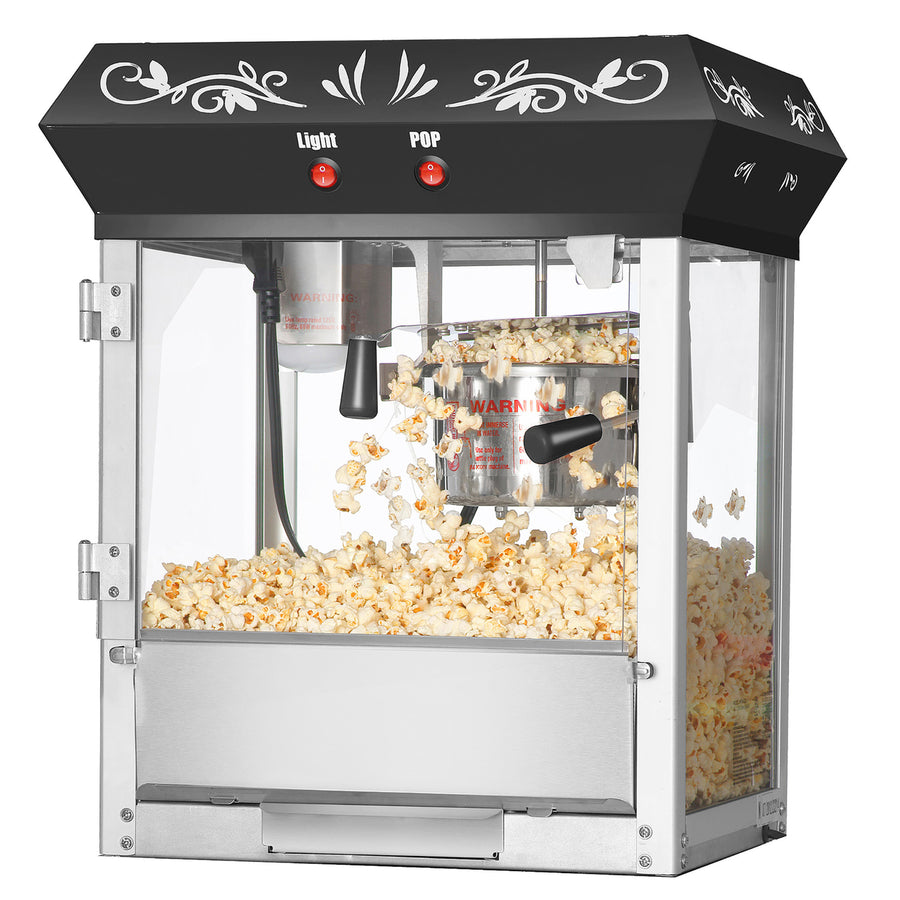 Great Northern Popcorn Black Foundation Popcorn Popper Machine6 Ounce Image 1