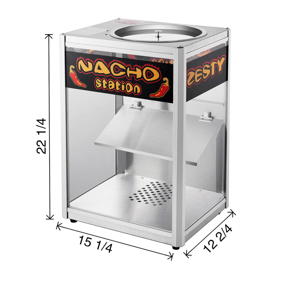 Nacho Station Commercial Grade Nacho Chip Warmer Countertop Machine Image 2