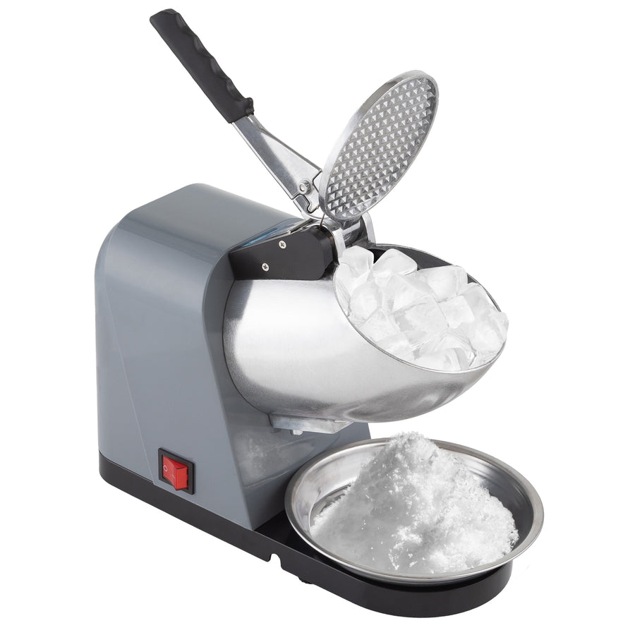 Snow Cone Machine Ice Shaver 170W Motor Countertop Crushed Ice MakerGray Image 1