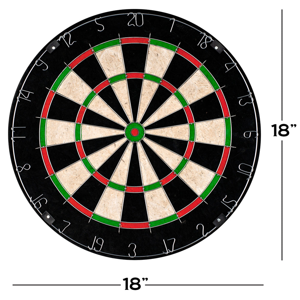 18 In Professional Regulation Size Bristle Dart Board fine 10 Lb Image 2