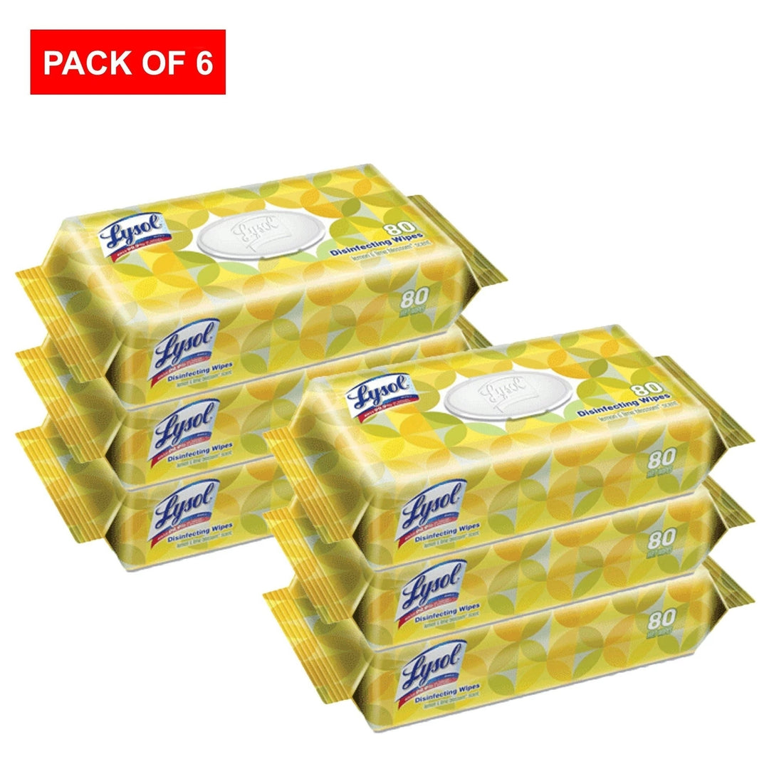 Lysol Handi-pack Disinfecting WipesCitrus80 Count (Pack of 6) Image 1