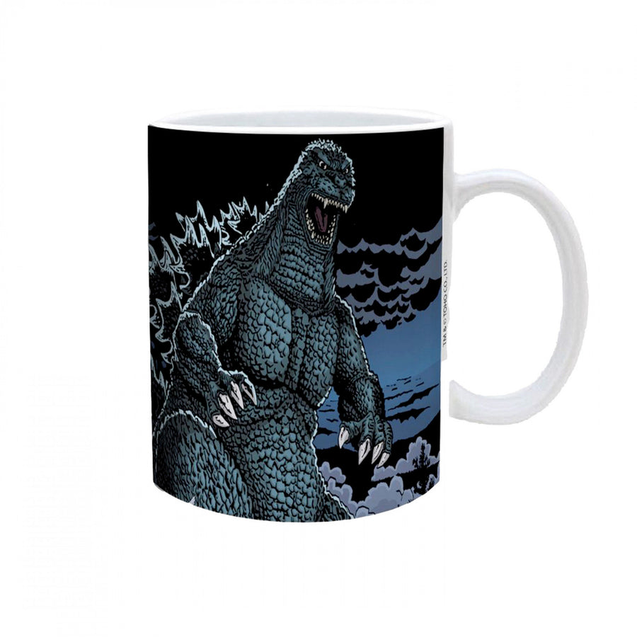 Godzilla Stormy Sea 11 oz. Ceramic Mug Image 1
