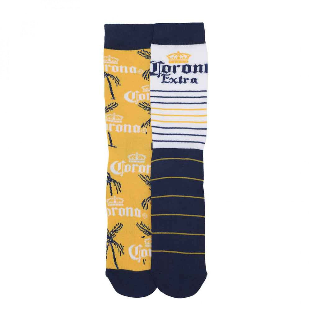 Corona Extra 2-Pairs of Crew Socks in Beer Can Set Image 2