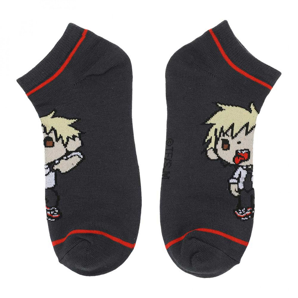 Chainsaw Man Chibi Characters 5-Pair Pack of Ankle Socks Image 2