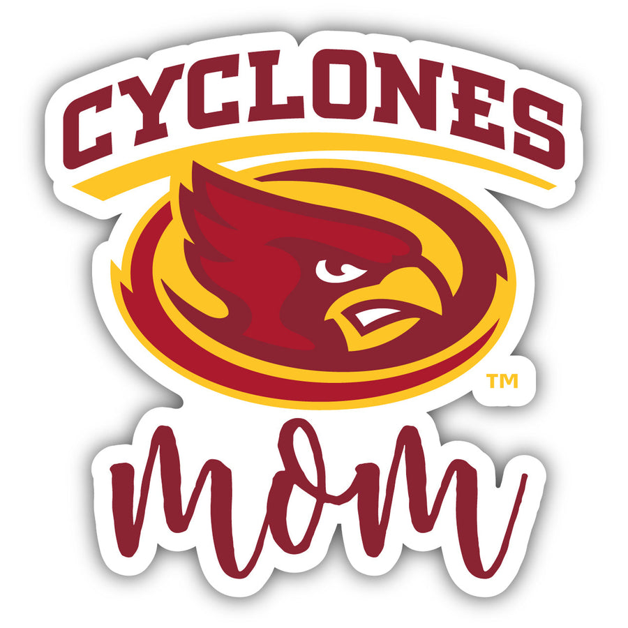 Iowa State Cyclones 4-Inch Proud Mom NCAA - Durable School Spirit Vinyl Decal Perfect Image 1