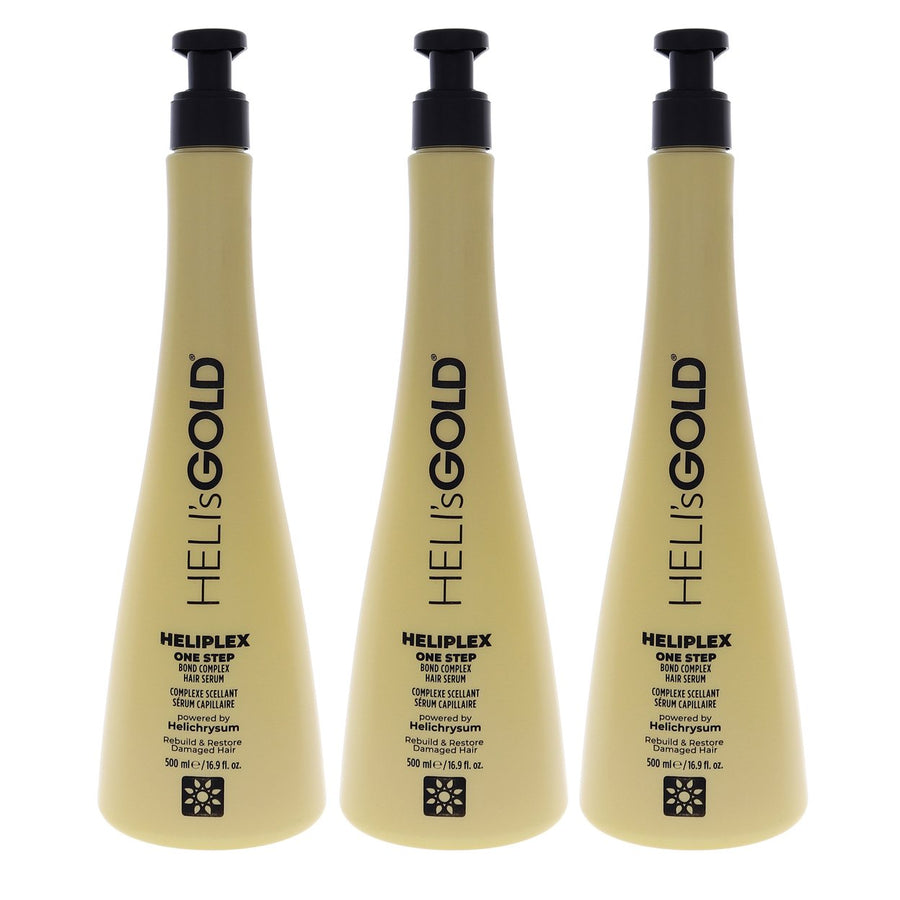 Helis Gold Heliplex One Step Hair Serum - Pack of 3 16.9 oz Image 1