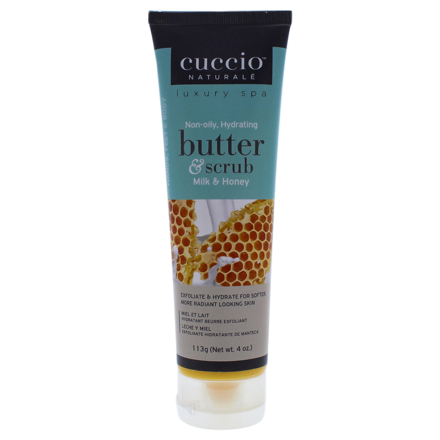 Cuccio Naturale Butter and Scrub - Milk and Honey 4 oz Image 1