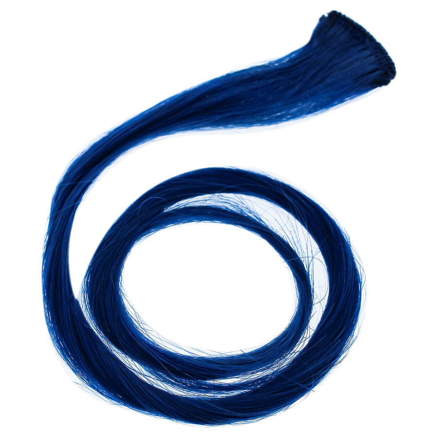 Hairdo Human Hair Color Strip - Blue 16 Inch Image 1