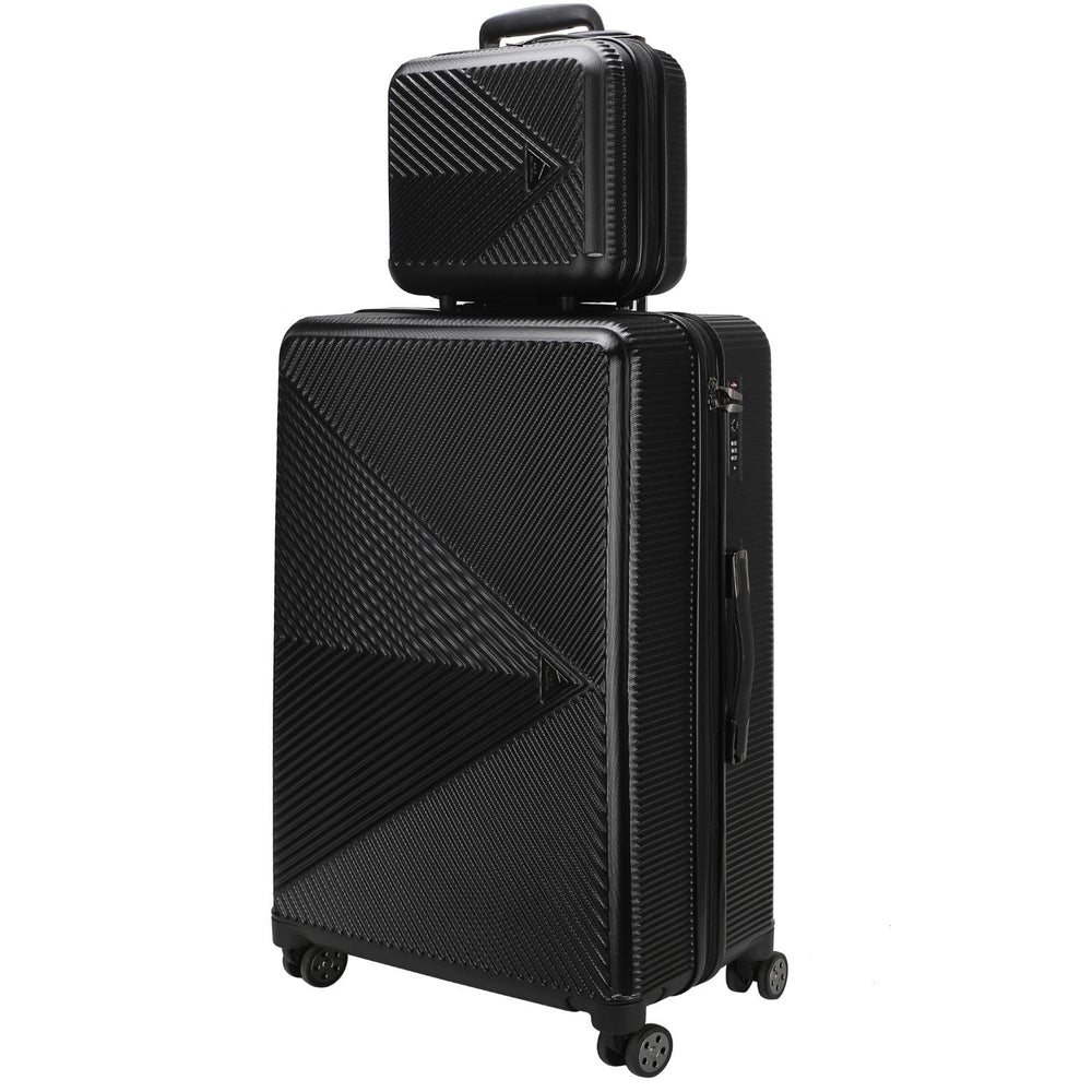 MKF Collection Felicity Carry-on Hardside Spinner and Cosmetic Case Set - 2 pieces by Mia K. Image 2
