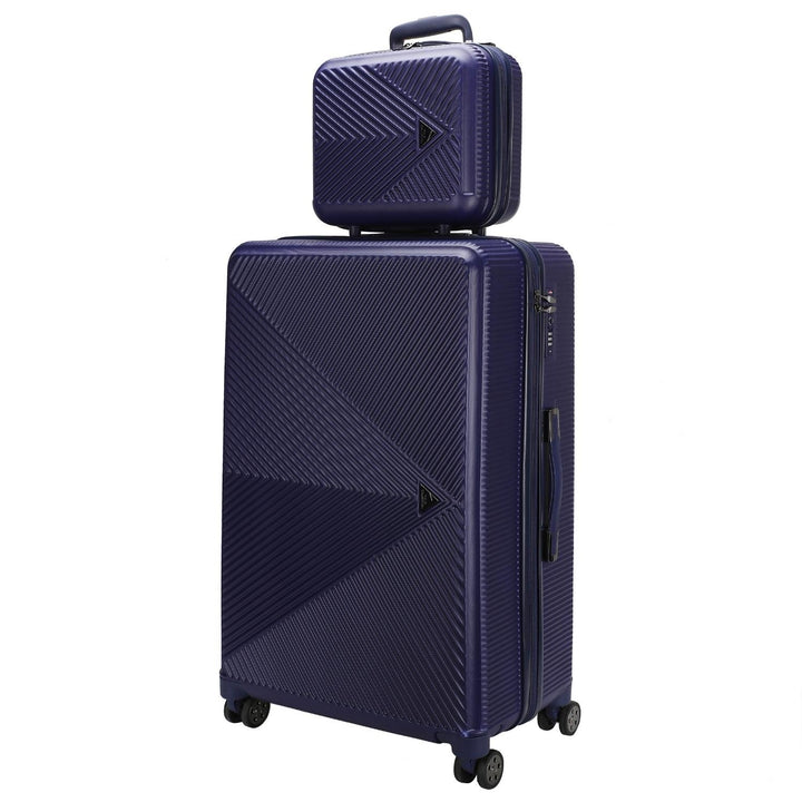 MKF Collection Felicity Carry-on Hardside Spinner and Cosmetic Case Set - 2 pieces by Mia K. Image 1