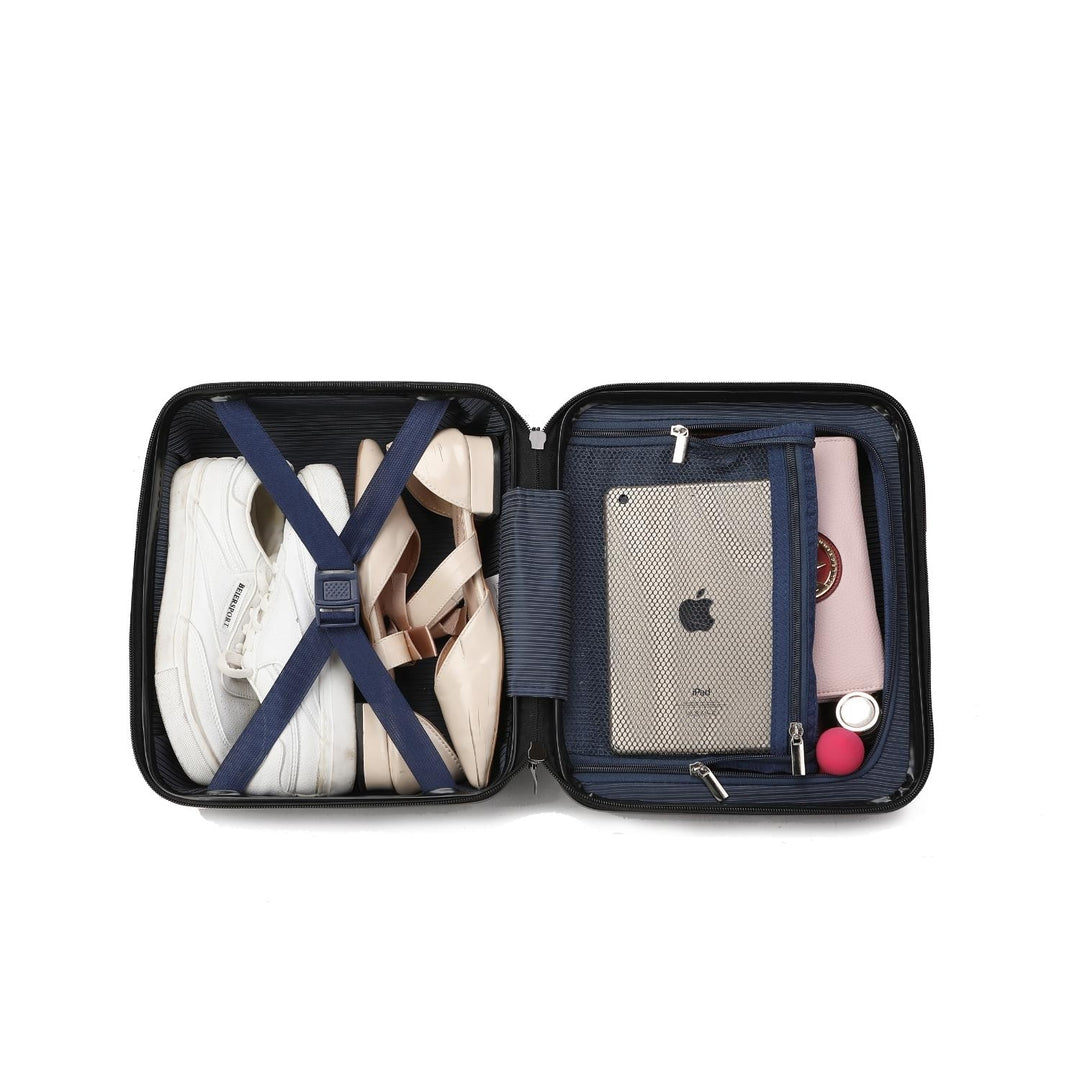 MKF Collection Felicity Carry-on Hardside Spinner and Cosmetic Case Set - 2 pieces by Mia K. Image 11