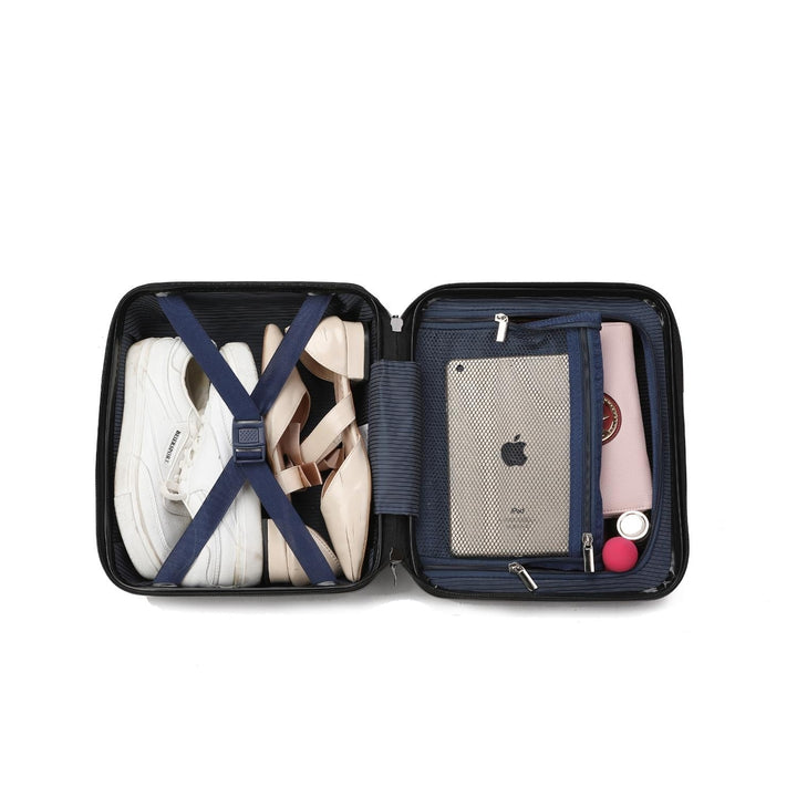 MKF Collection Felicity Carry-on Hardside Spinner and Cosmetic Case Set - 2 pieces by Mia K. Image 11