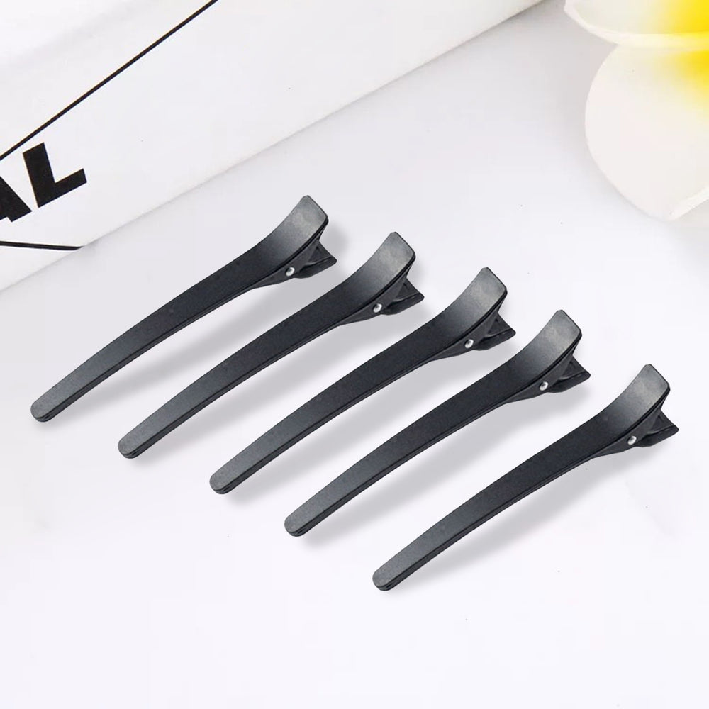 12 Pcs/Set Styling Hairclip Hairstyle Tool Solid Color Plastic Salon Sectioning Grip Clip for Cutting Hair Image 2