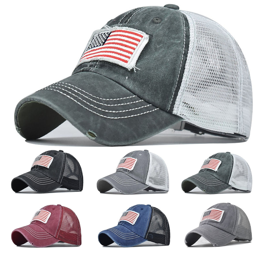 Baseball Cap Sun Protection Comfortable Washable Unisex Women Hat for Running Image 1