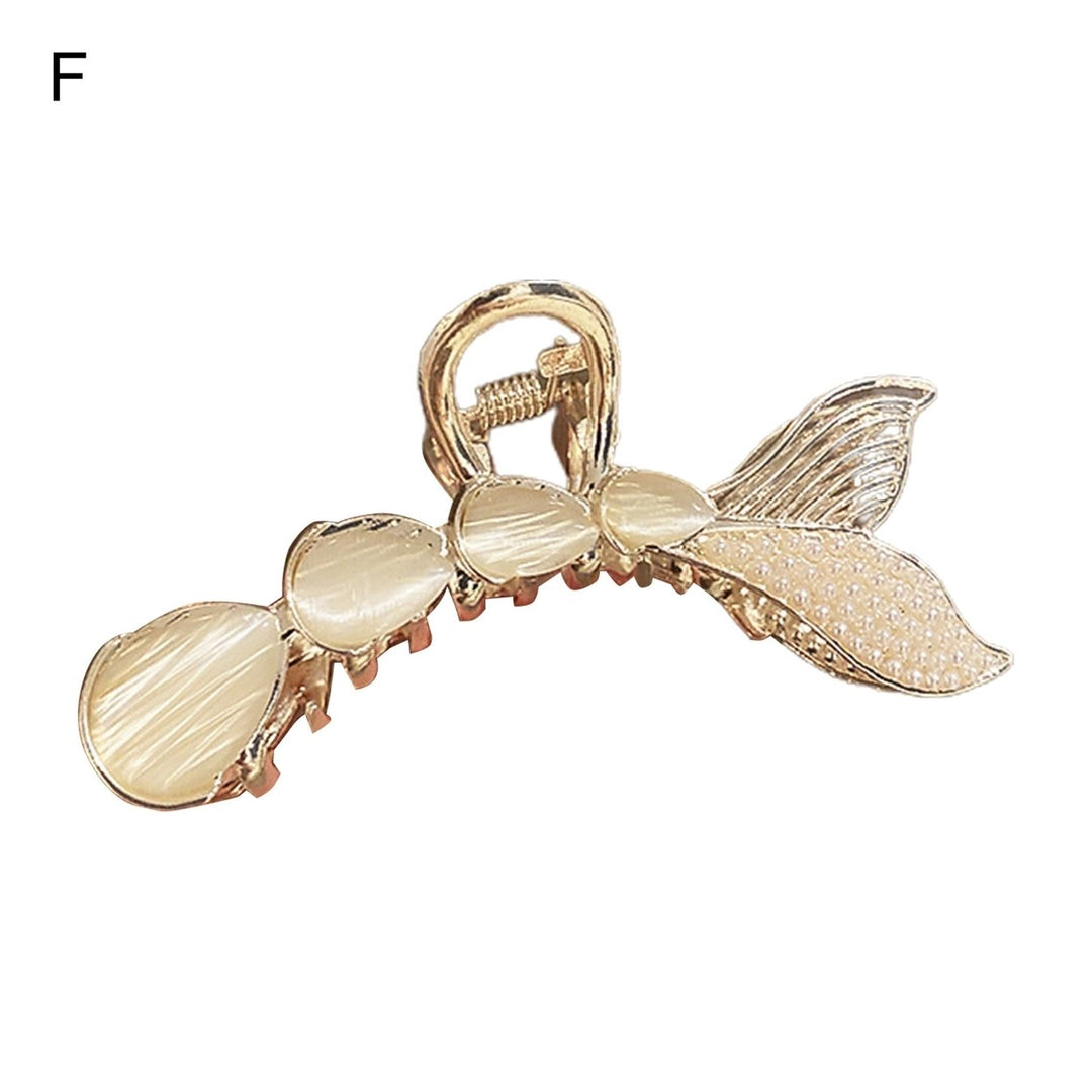 Hair Grips Korean Style Practical Alloy Stainless Lady Hair Jaws for Home Image 8