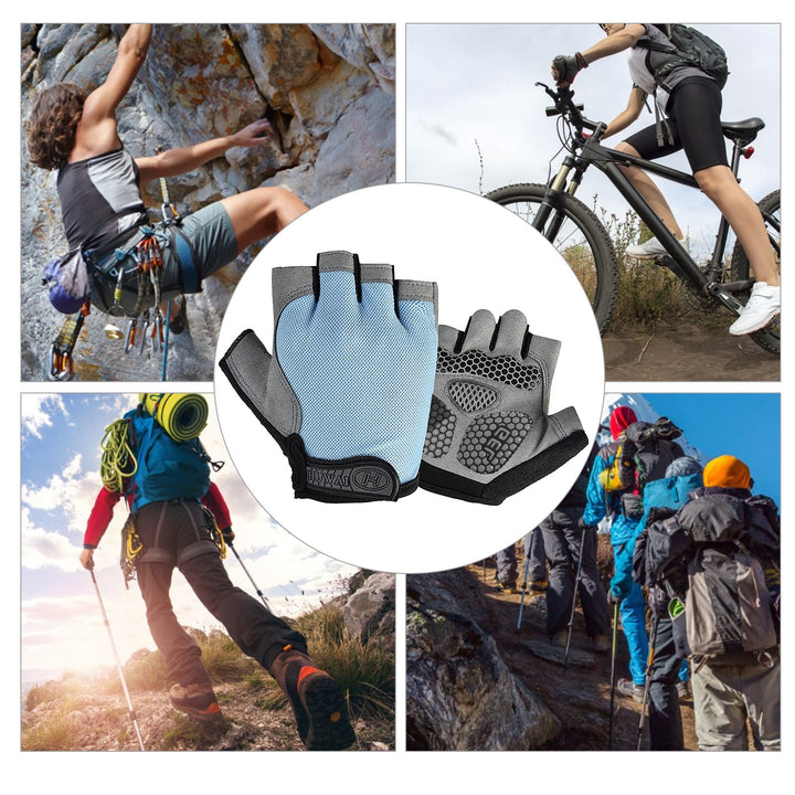 1 Pair Outdoor Gloves High Friction Anti-skid All Match Friendly to Skin Men Gloves for Climbing Image 4