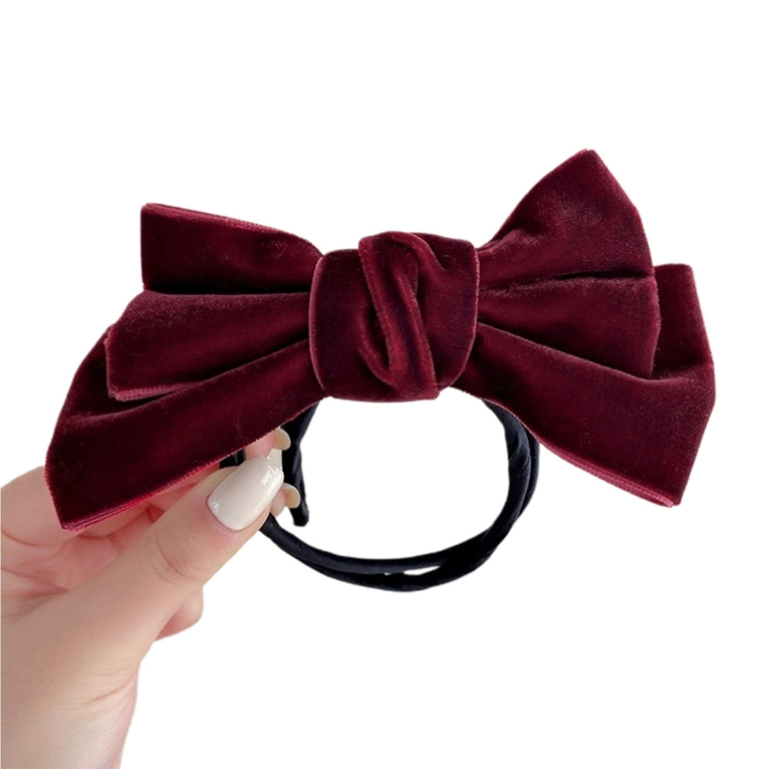 Sweet Simple All-matched Meatball Head Hairpin Bow Hairstyle Twist Maker Tool Hair Accessories Image 3