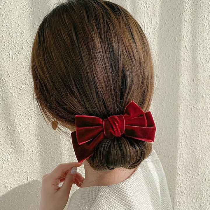 Sweet Simple All-matched Meatball Head Hairpin Bow Hairstyle Twist Maker Tool Hair Accessories Image 4